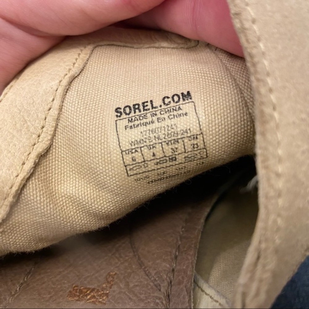 Sorel Beige Suede Ankle Booties - Picture 10 of 11